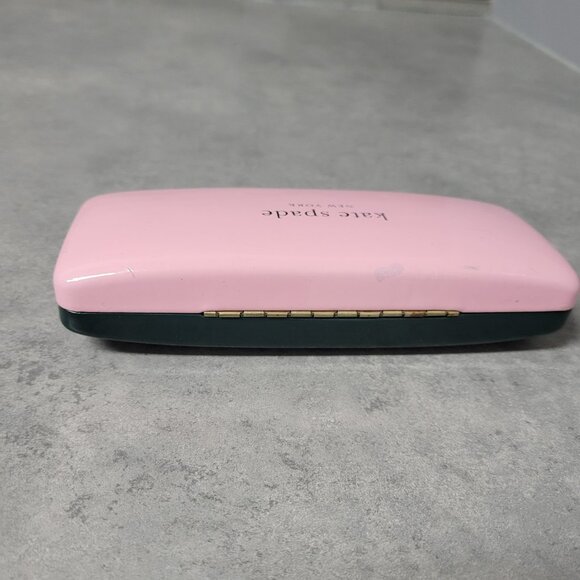 Kate Spade New York Pink and Green Hardshell Glasses Case - Picture 4 of 7